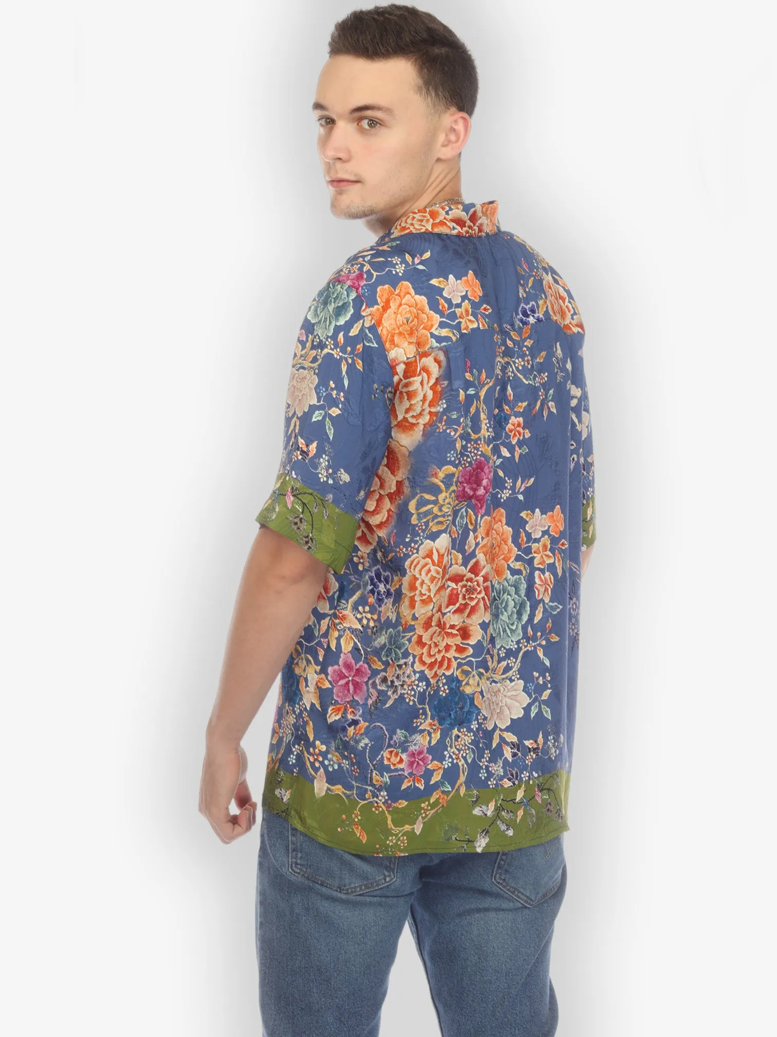 Queenly Radiant Charm Silk Men's Shirt