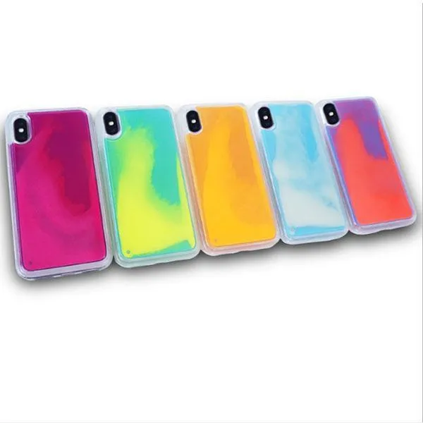 Quicksand Fluorescent Mobile Phone Case for iPhones