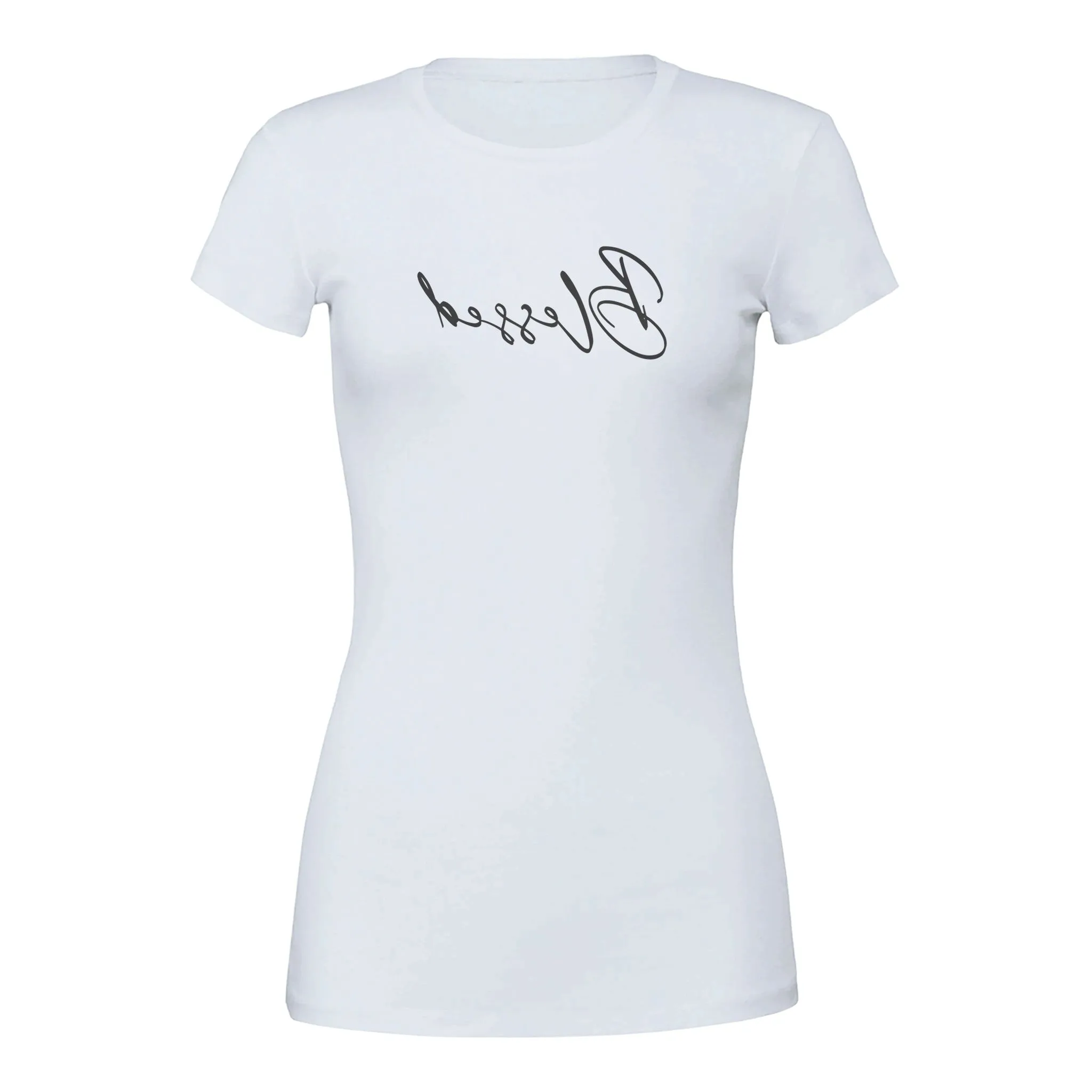 "Blessed" Mirror Motivation Crewneck T-shirt