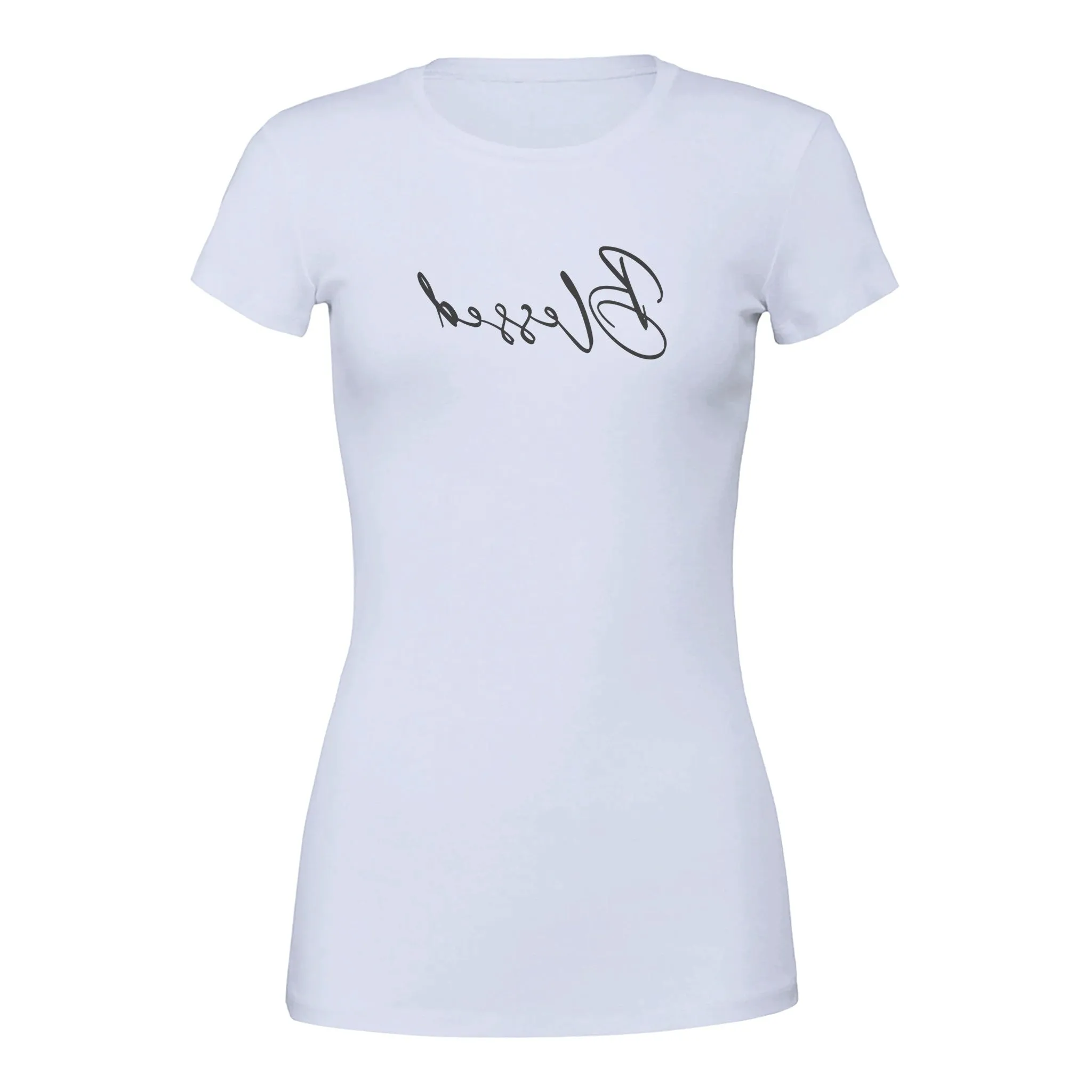 "Blessed" Mirror Motivation Crewneck T-shirt