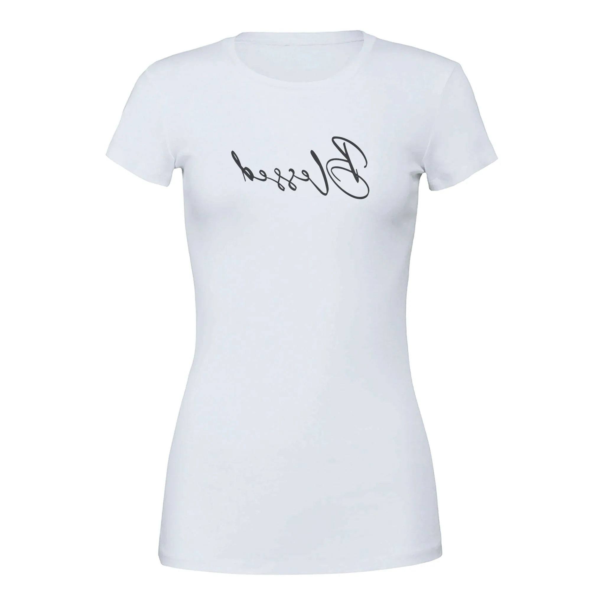 "Blessed" Mirror Motivation Crewneck T-shirt