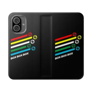 "Sporty Formula 1 Inspired Flip Cover Phone Case"