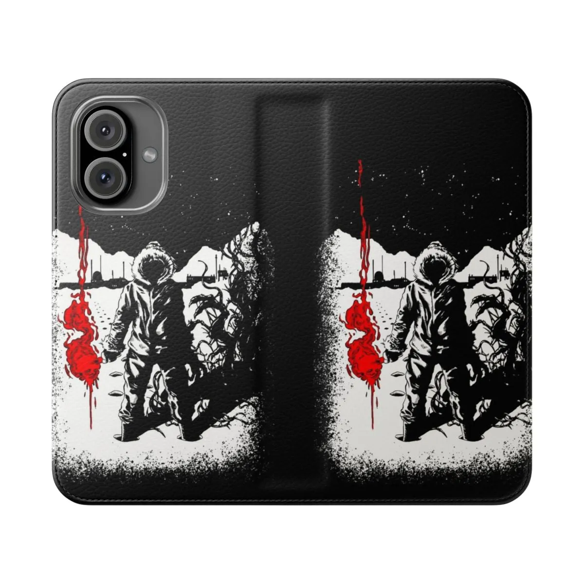"The Thing" Inspired Flip Phone Case - Retro 80s Horror Movie Accessory