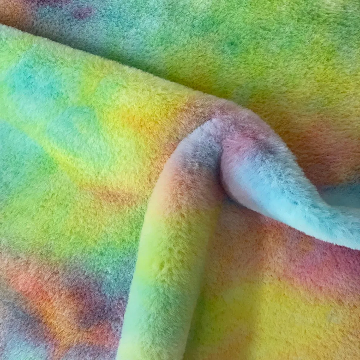 Rabbit Soft Plush Short Pile Faux Fur Fabric