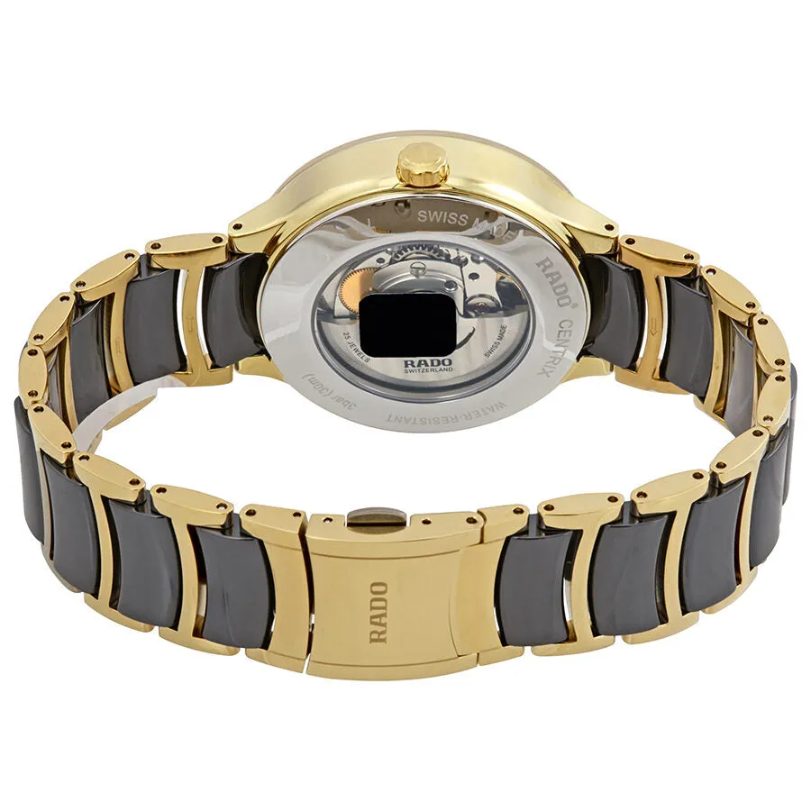 Rado Centrix Automatic Black Dial Two-Tone Men's Watch R30163162