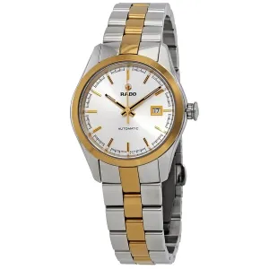 Rado Hyperchrome Silver Dial Ladies Automatic Two Tone Watch R32088102