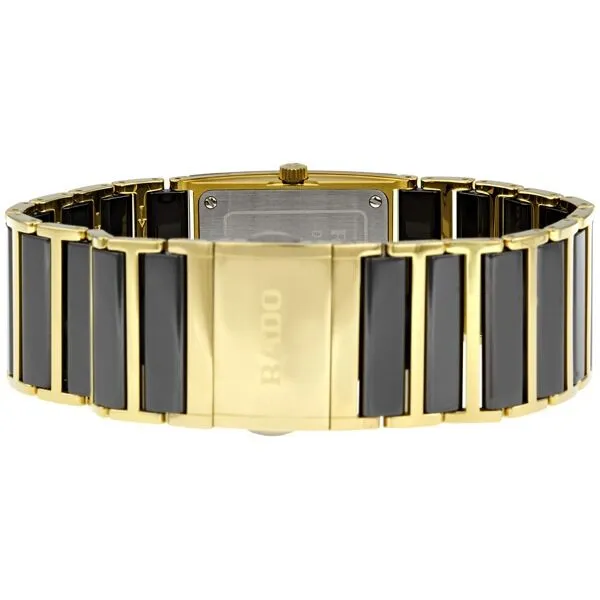 Rado Integral Jubile Black Diamond Dial Two Tone Ceramic Ladies Watch R20788752
