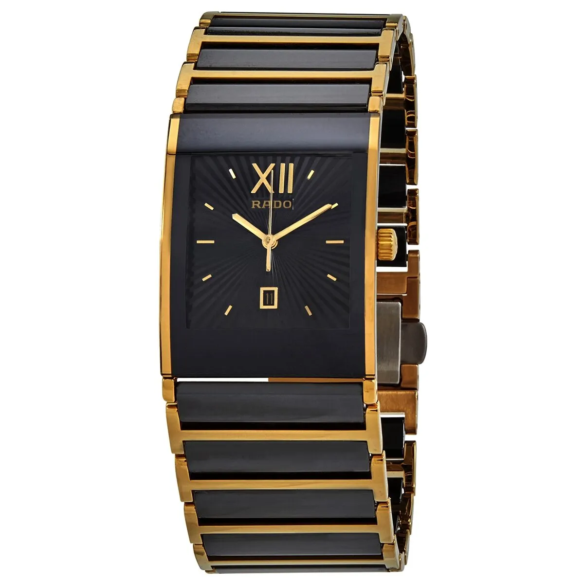 Rado Integral Quartz Black Dial Men's Watch R20787172