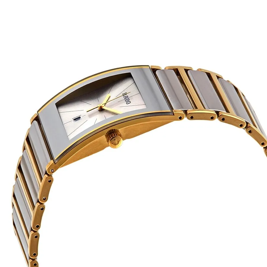 Rado Integral Quartz Silver Dial Men's Two Tone Watch R20748112