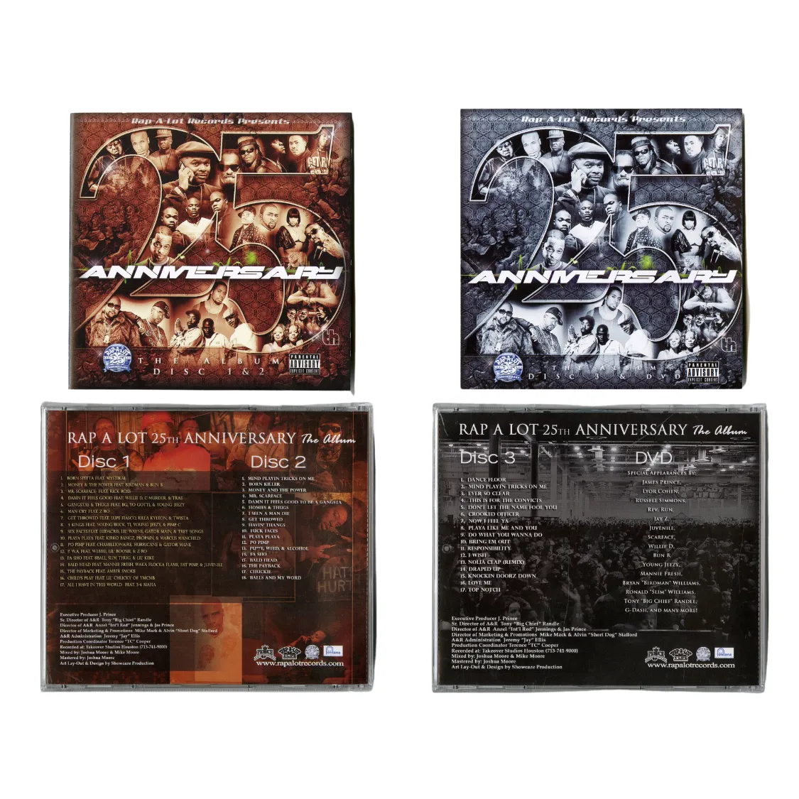 Rap-A-Lot 25th Anniversary Box (3xCD DVD T-Shirt)