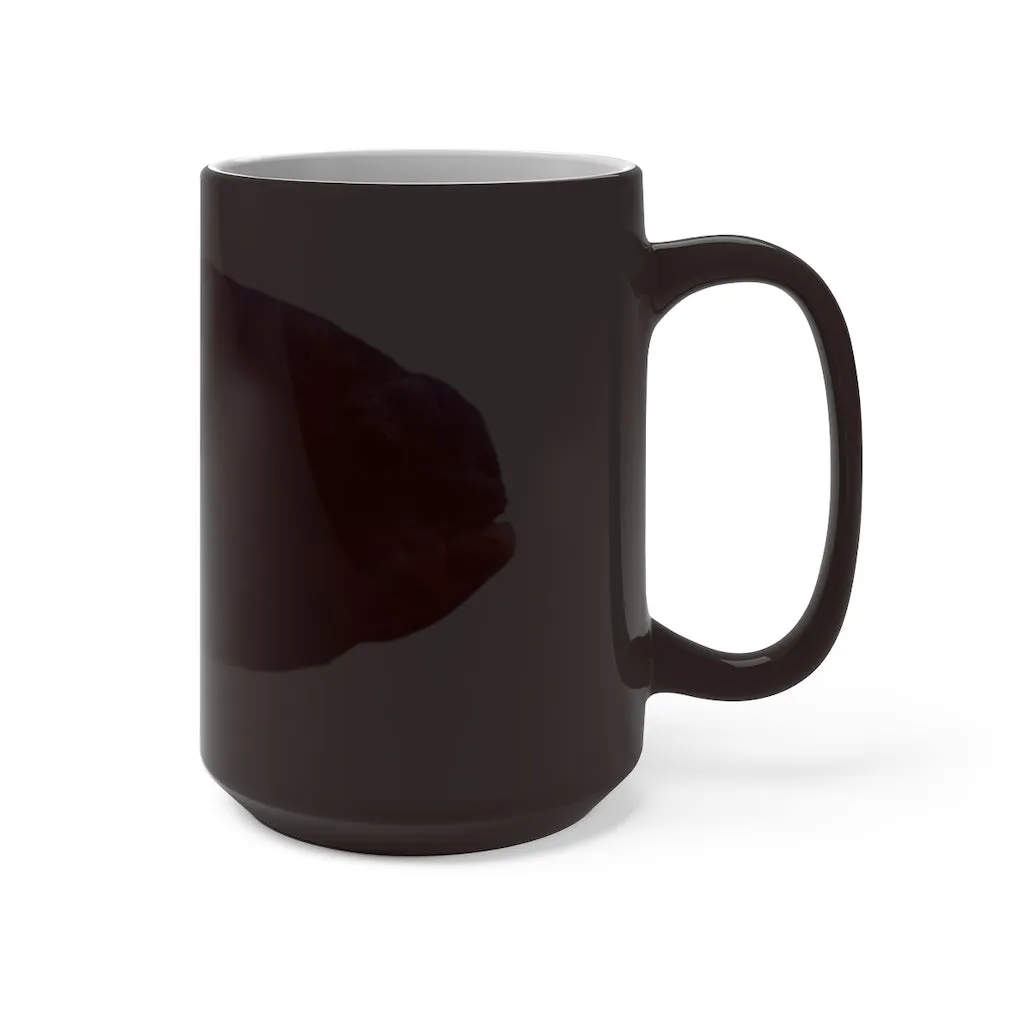 Red Black Fish Color Changing Mug