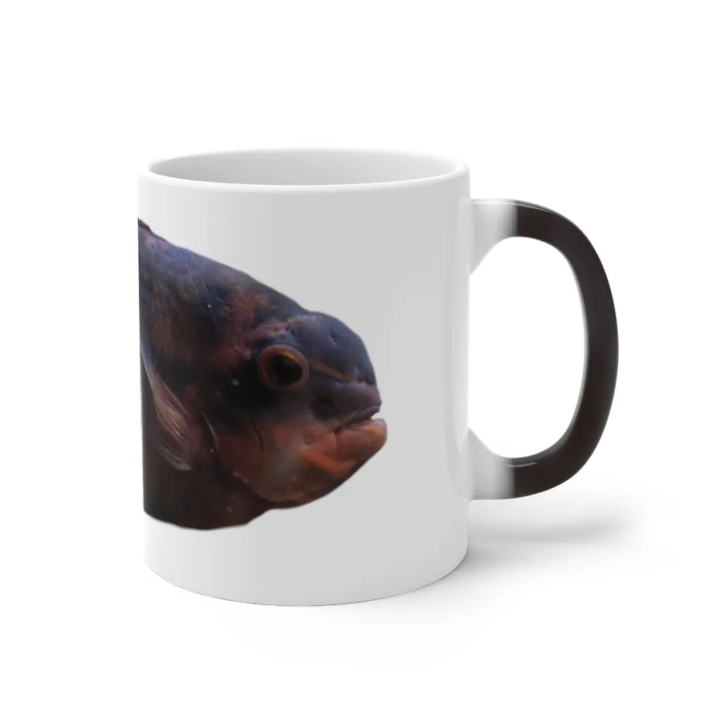 Red Black Fish Color Changing Mug