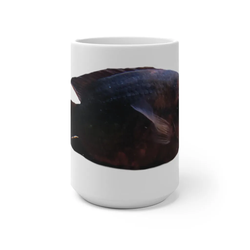 Red Black Fish Color Changing Mug
