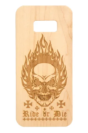Ride or Die Maple Wood -iPhone/Samsung