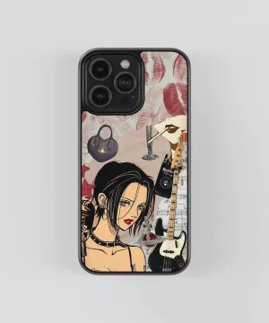 Rock n Roll Pop Culture Glass Phone Case Cover