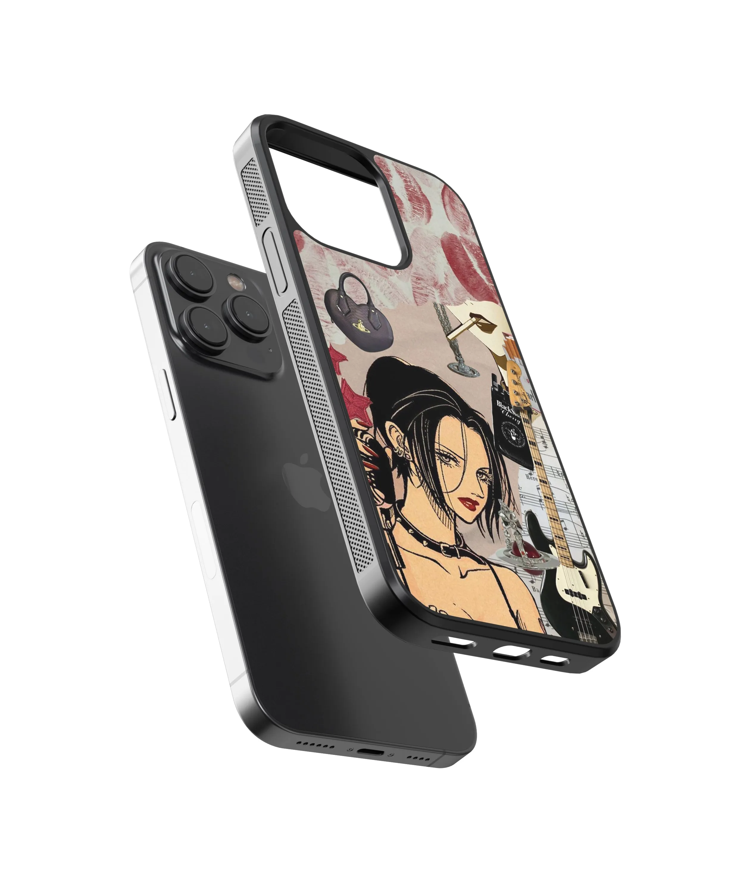 Rock n Roll Pop Culture Glass Phone Case Cover