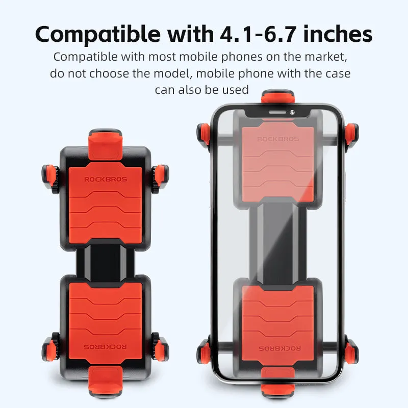 ROCKBROS Bike 360° Rotatable Adjustable Bike Phone Mount