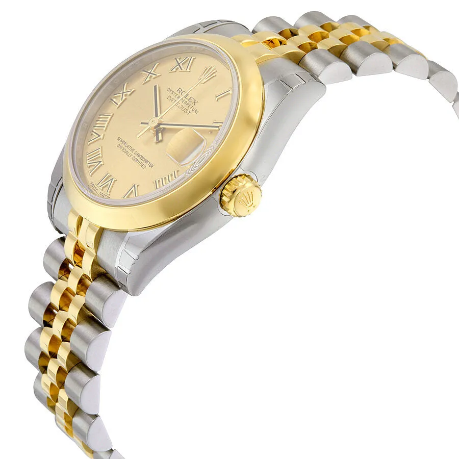 Rolex Datejust Lady 31 Champagne Dial Stainless Steel and 18K Yellow Gold Jubilee Bracelet Automatic Watch 178243CRJ