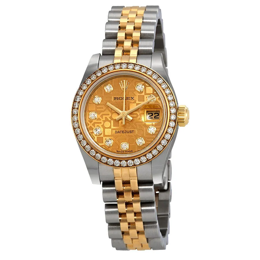 Rolex Oyster Perpetual Champagne Jubilee Diamond Automatic Ladies Watch 79383CJDJ