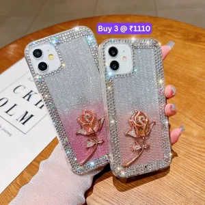 Rose Diamond TPU (Soft) Phone Case - Samsung S24 FE