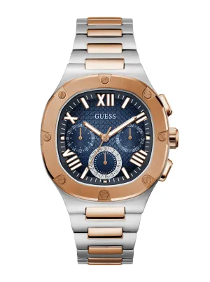 Rose Gold Blue Headline Watch