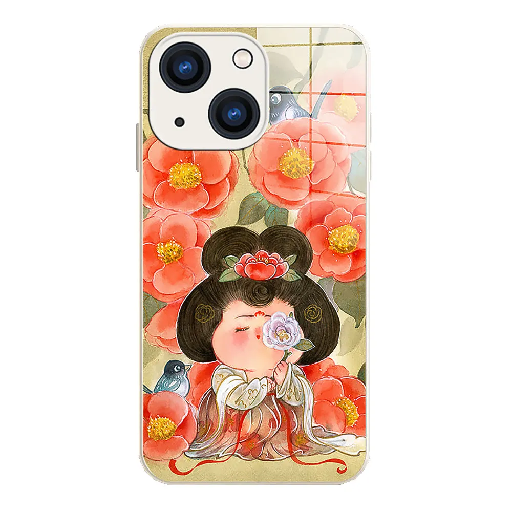 Rose Noble Consort HUAWEI Series Tempered Glass Phone Case