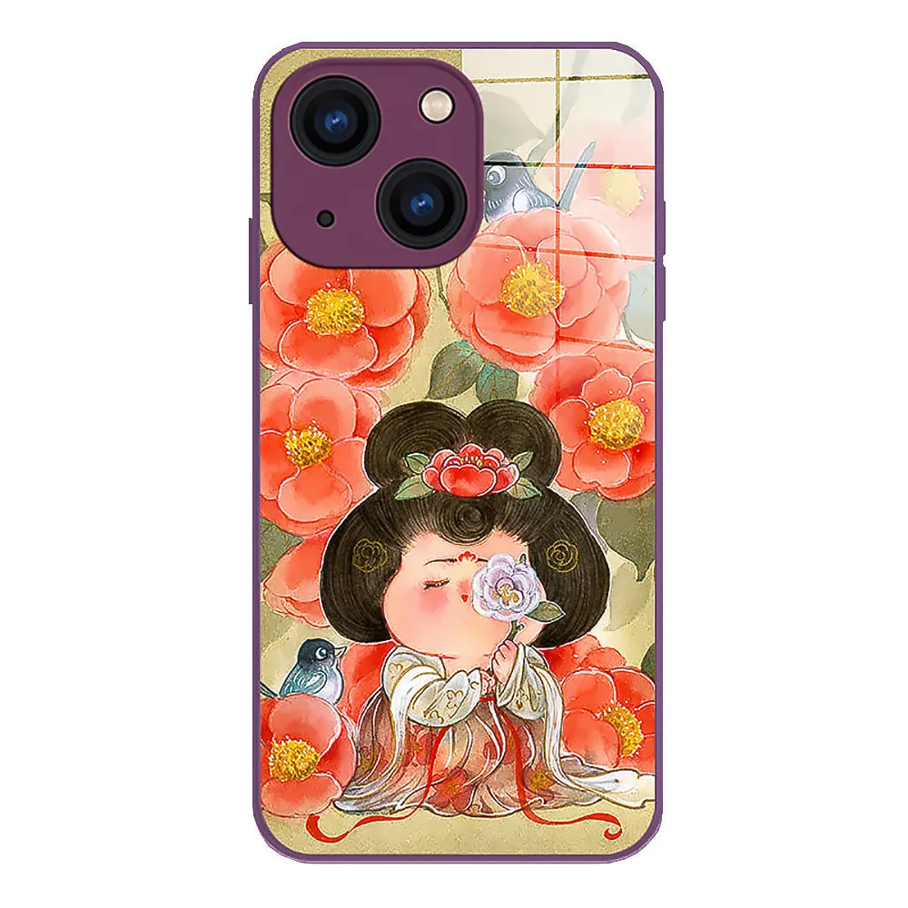 Rose Noble Consort HUAWEI Series Tempered Glass Phone Case