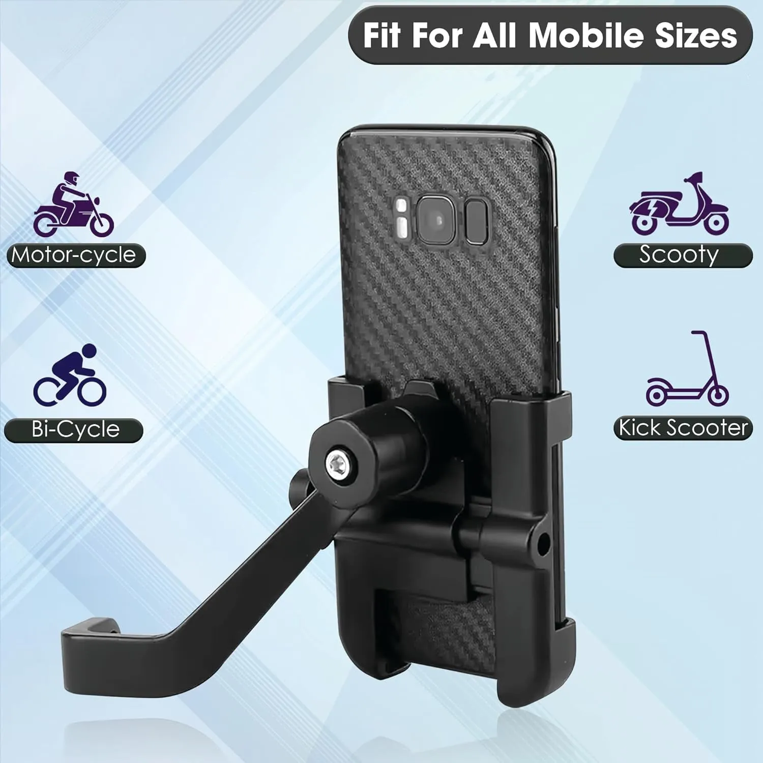 Rotating Mobile Holder for Bicycle & Motorcycle