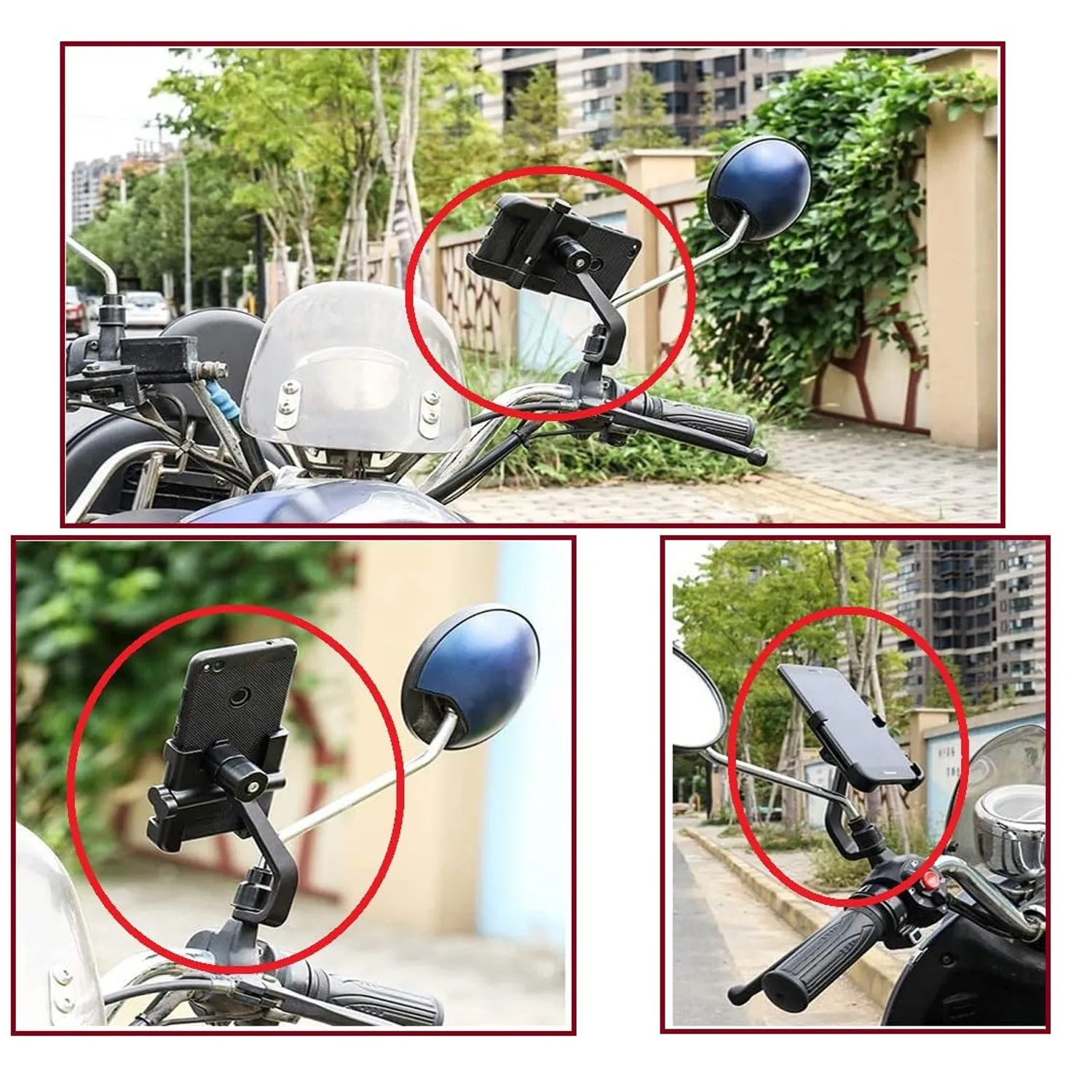 Rotating Mobile Holder for Bicycle & Motorcycle
