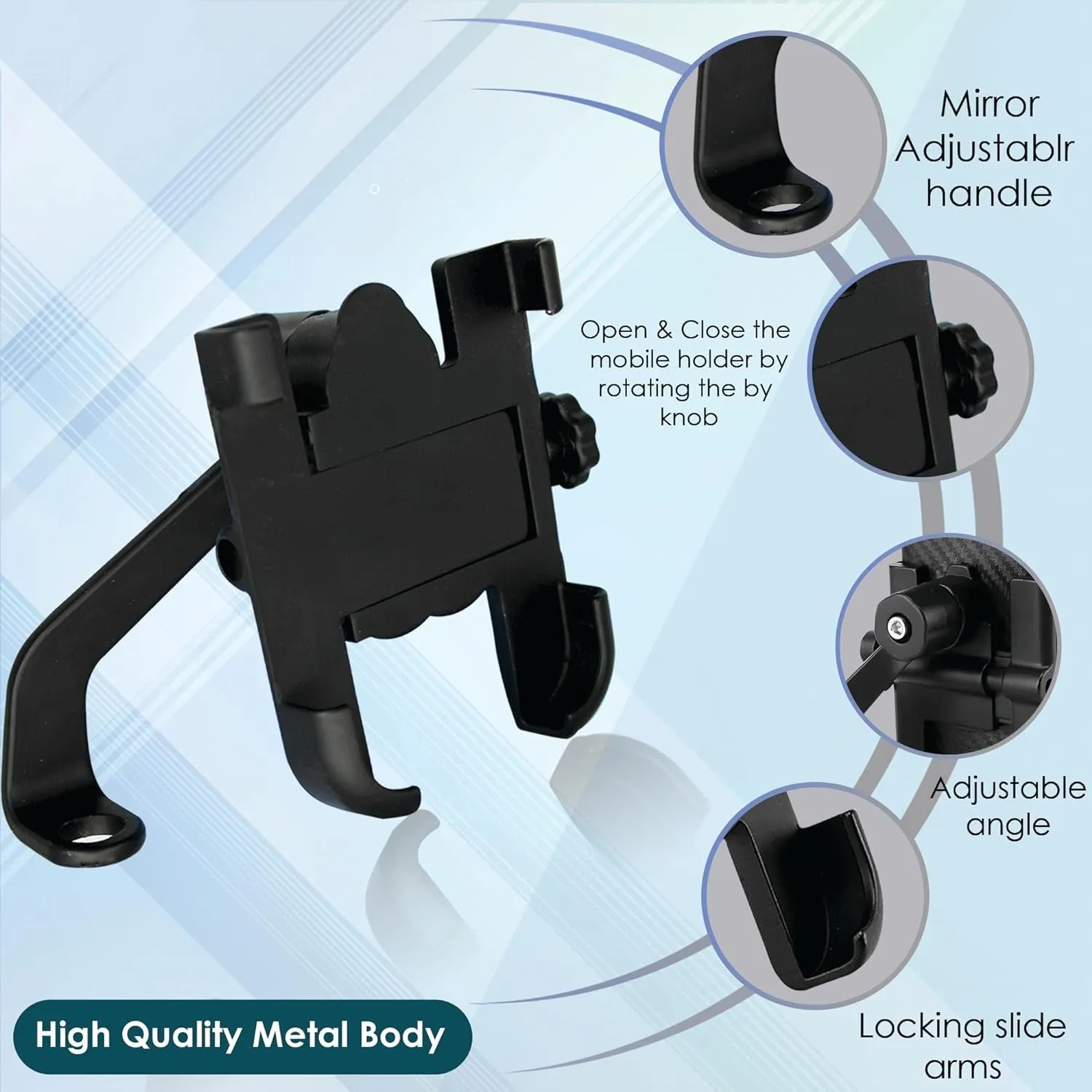 Rotating Mobile Holder for Bicycle & Motorcycle