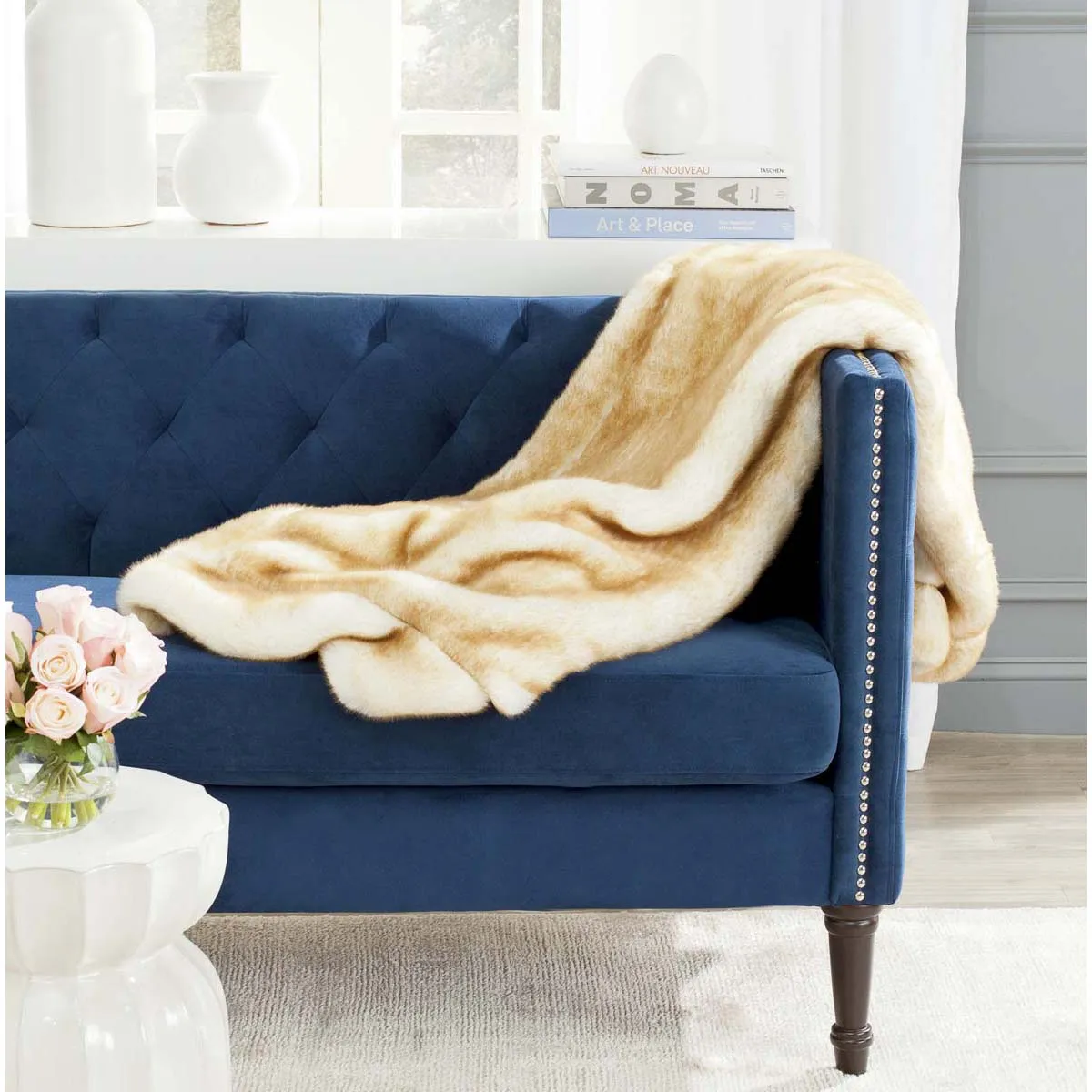 Safavieh Faux Fox Throw , THR702