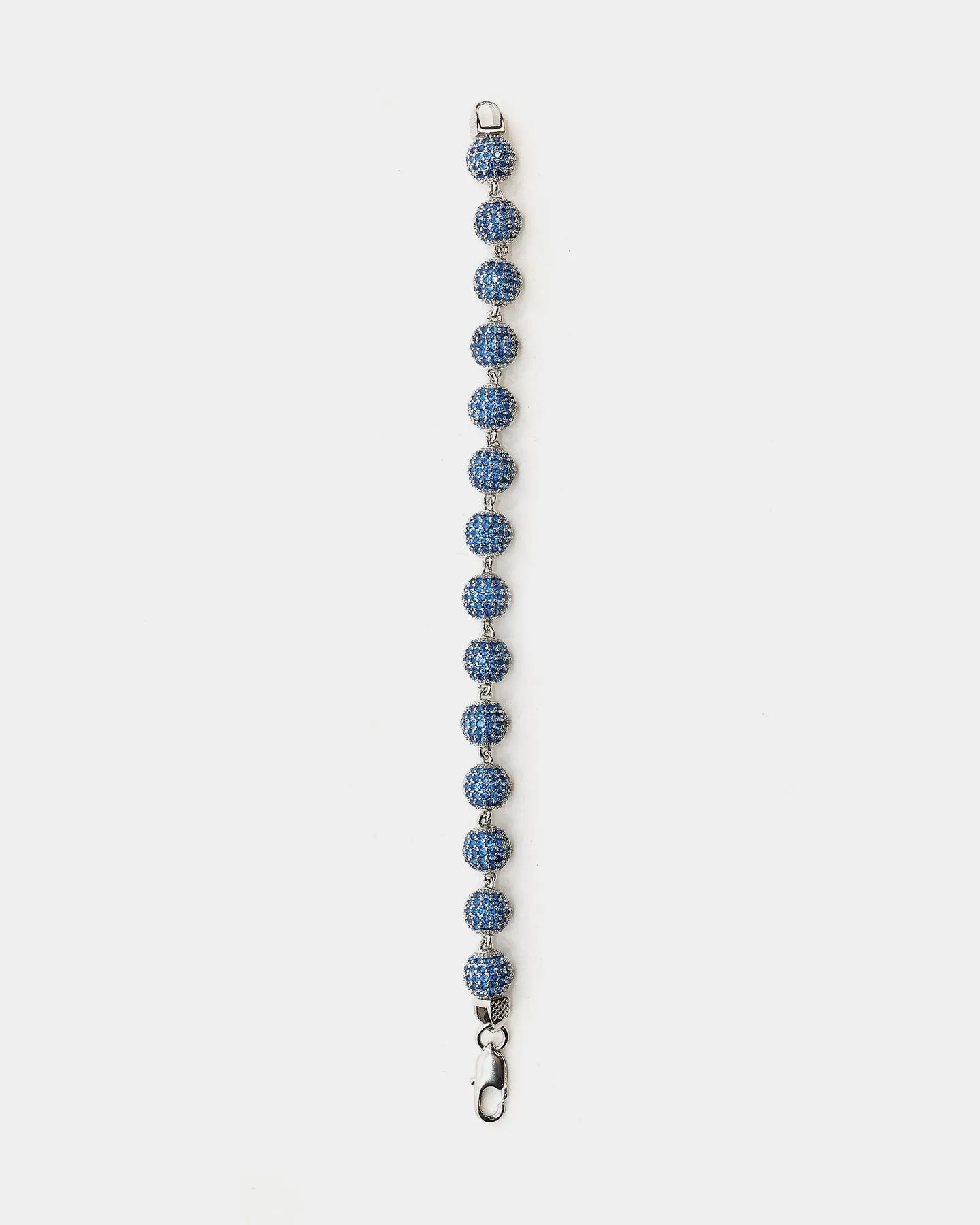 Saint Morta Iced Baller Bracelet Blue Iced Gold
