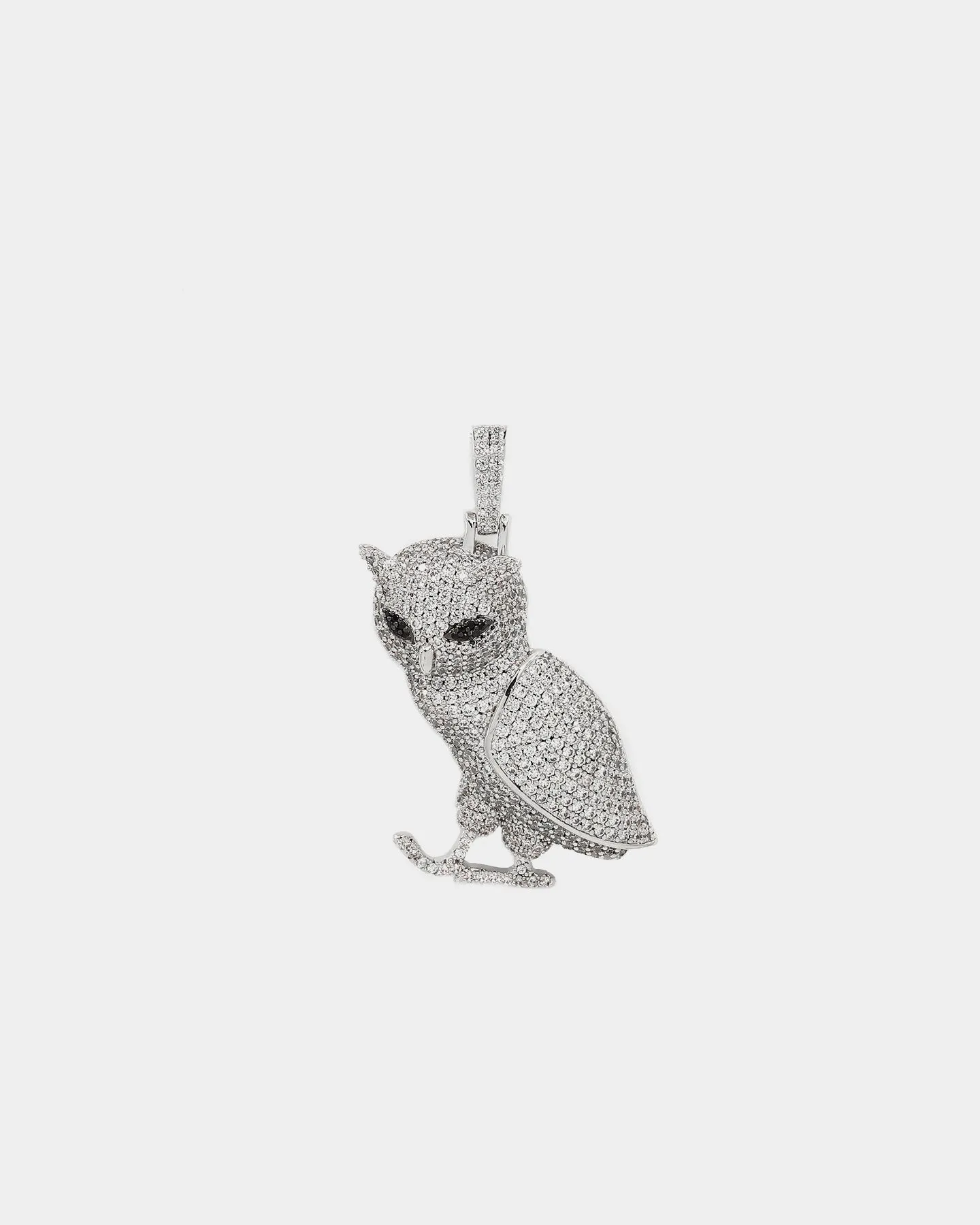 Saint Morta Wisdom Pendant Iced White Gold