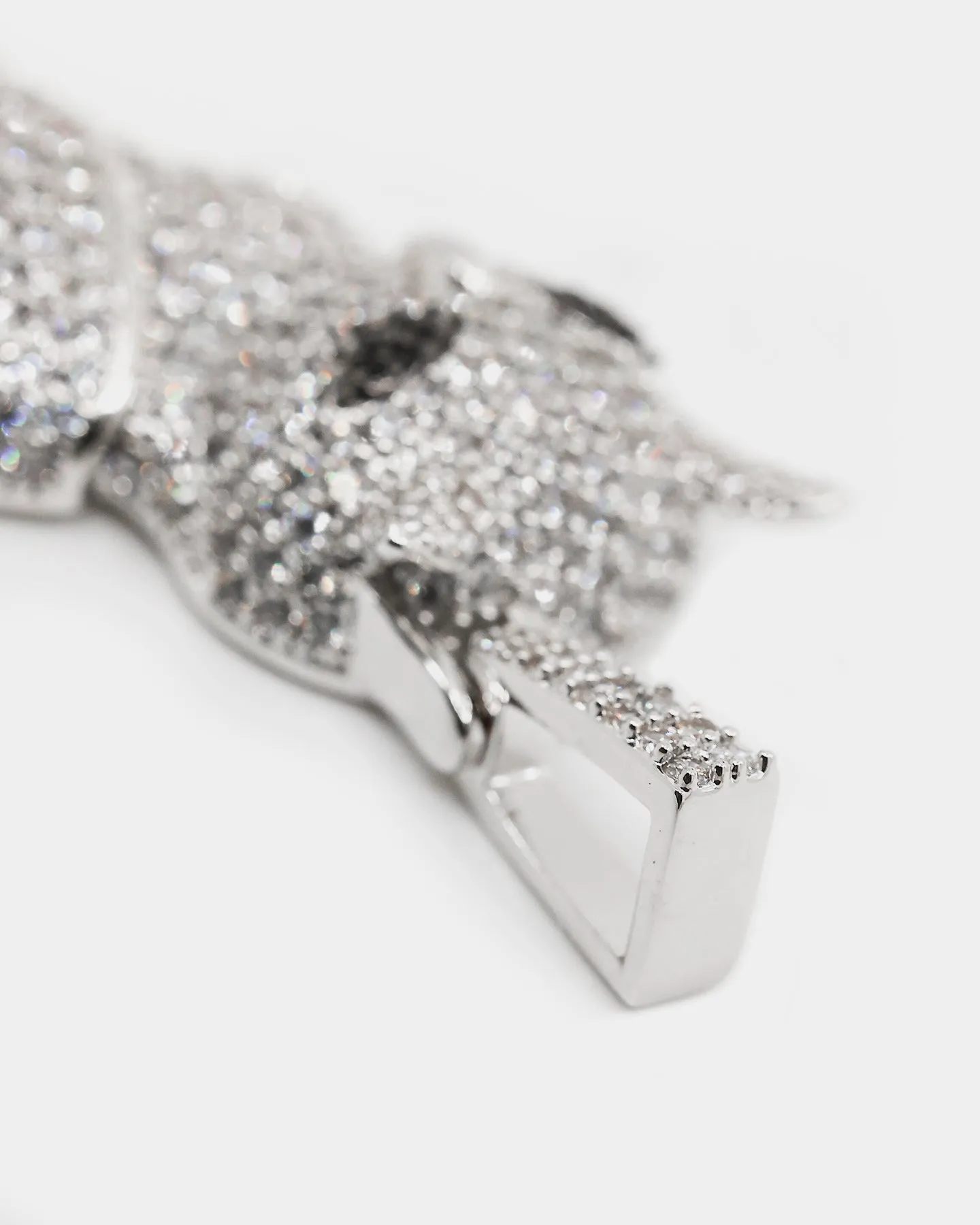Saint Morta Wisdom Pendant Iced White Gold