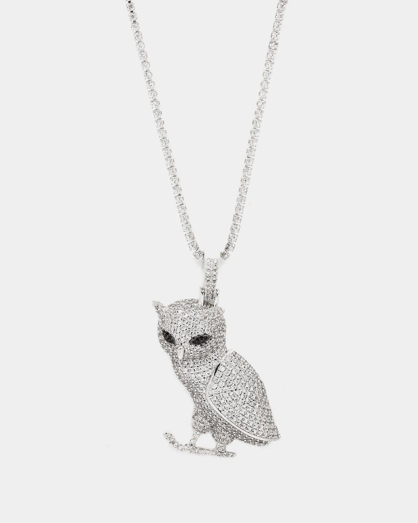 Saint Morta Wisdom Pendant Iced White Gold