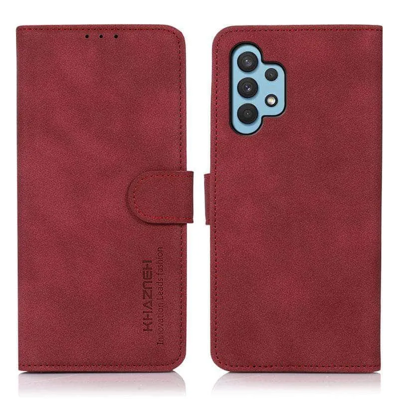 Samsung Galaxy A02S Leather 360 Protect Flip Case