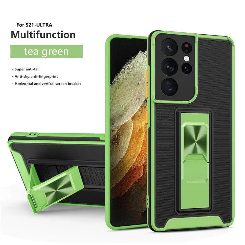 Samsung Galaxy A02S Luxury Shockproof Magnetic Holder Case