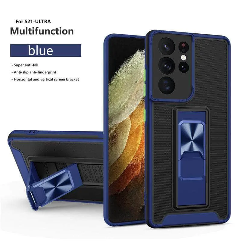 Samsung Galaxy A12 Luxury Shockproof Magnetic Holder Case