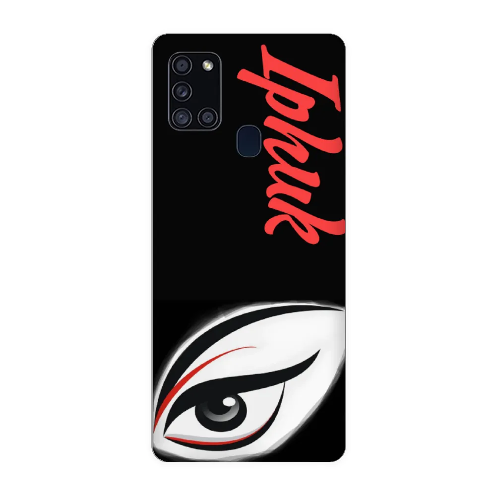 Samsung Galaxy A21 S Iphuk Phone Case Soft TPU/Glass Phone Case