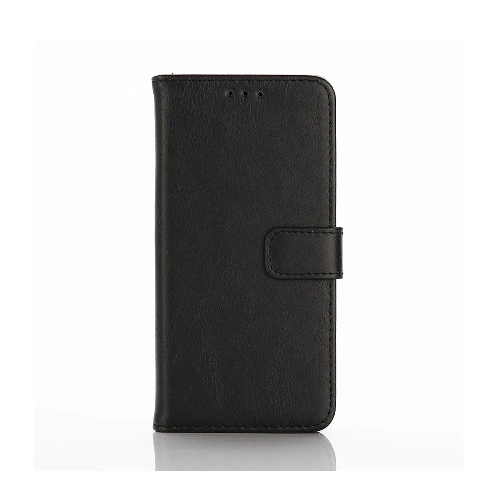 Samsung Galaxy A3 (2017) leather case cover with card holder - Black