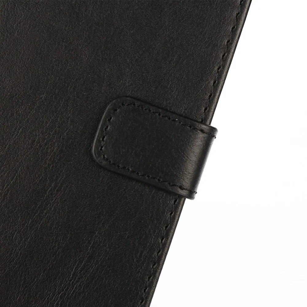 Samsung Galaxy A3 (2017) leather case cover with card holder - Black