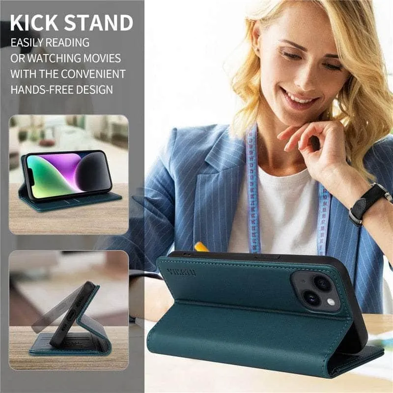 Samsung Galaxy A34 Flip Vegan Leather Case