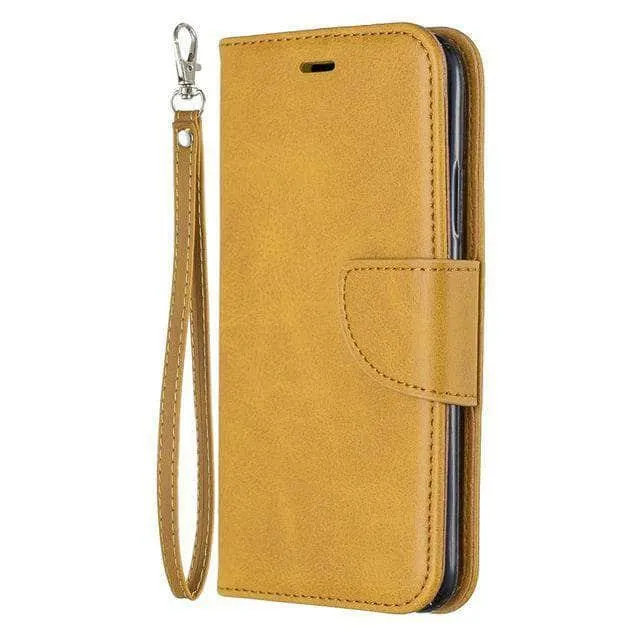 Samsung Galaxy Note 10 Plus A70 A20E A50 A40 A30 A10 J6 J4 Plus Vintage Flip Book Case