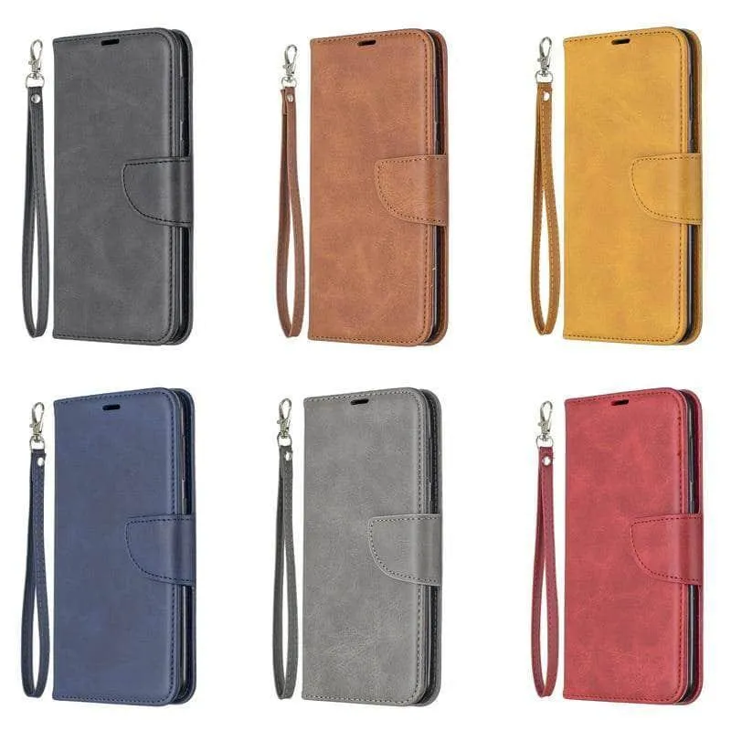 Samsung Galaxy Note 10 Plus A70 A20E A50 A40 A30 A10 J6 J4 Plus Vintage Flip Book Case