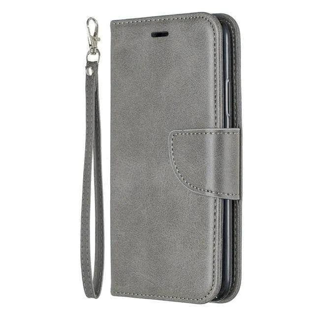 Samsung Galaxy Note 10 Plus A70 A20E A50 A40 A30 A10 J6 J4 Plus Vintage Flip Book Case