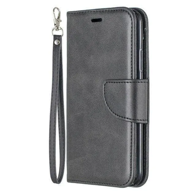 Samsung Galaxy Note 10 Plus A70 A20E A50 A40 A30 A10 J6 J4 Plus Vintage Flip Book Case