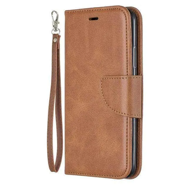 Samsung Galaxy Note 10 Plus A70 A20E A50 A40 A30 A10 J6 J4 Plus Vintage Flip Book Case