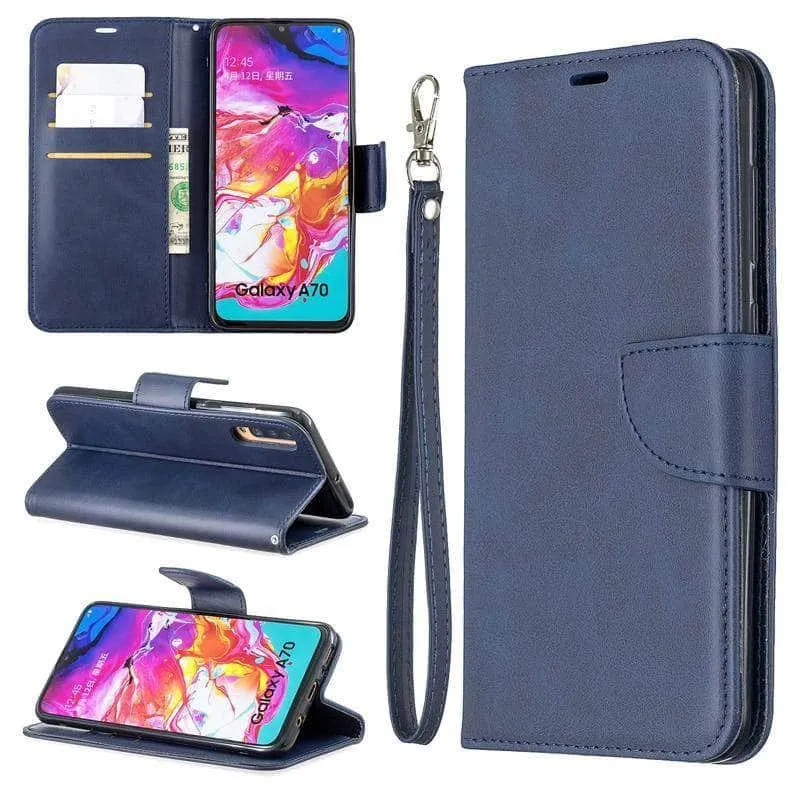 Samsung Galaxy Note 10 Plus A70 A20E A50 A40 A30 A10 J6 J4 Plus Vintage Flip Book Case
