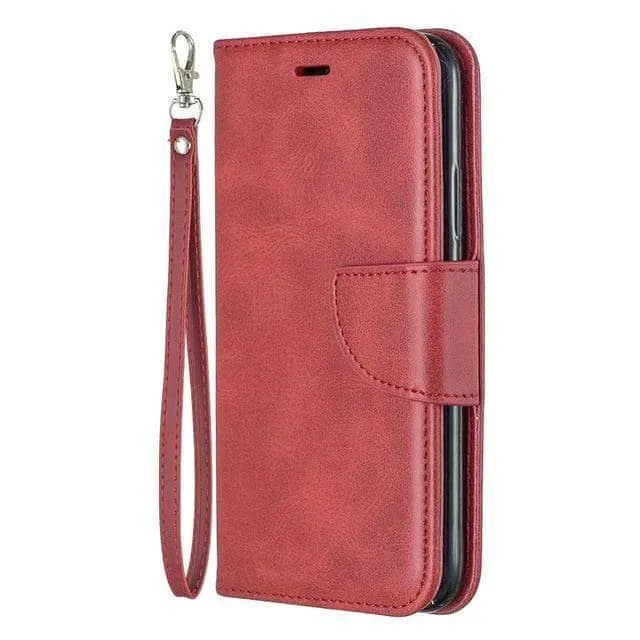 Samsung Galaxy Note 10 Plus A70 A20E A50 A40 A30 A10 J6 J4 Plus Vintage Flip Book Case