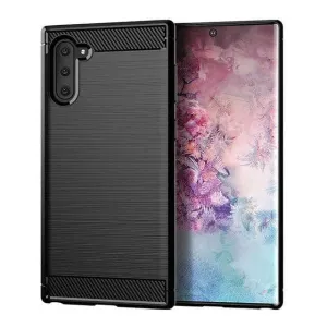 Samsung Galaxy Note 10 Plus Case Silicone Soft Carbon Fiber Cover Shockproof Case